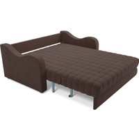 Диван Мебель-АРС Аккордеон Барон №4 ППУ 180x200 (велюр молочный шоколад НВ-178/13)