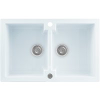 Кухонная мойка Kernau KGS A 80 2B Pure White