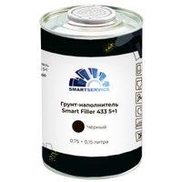 Автомобильный грунт SmartService Грунт Filler 430 5+1 с отвердителем 0.9л (черный) в Пинске