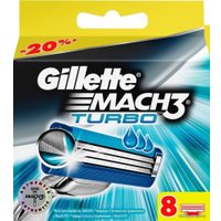Сменные кассеты для бритья Gillette Mach3 Turbo (8 шт)