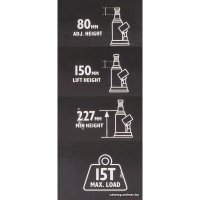 Бутылочный домкрат JCB TH91504 (15т)