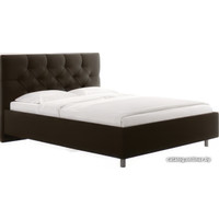 Кровать Сонум Bari 90x200 (эко-кожа коричневый)