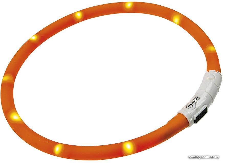 Ошейник Ferplast Night Over-collar 55 75189270 (оранжевый)