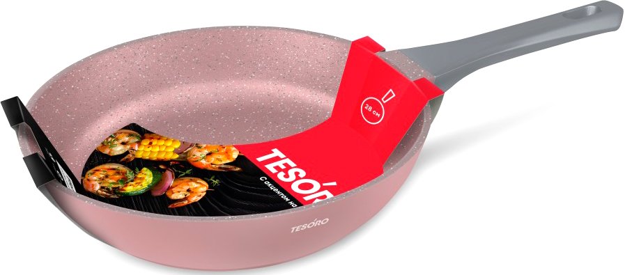 

Сковорода Tesoro Florence total pink TF1628tp