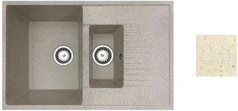 Кухонная мойка БелЭворс Forma L (бежевый, без сифона)