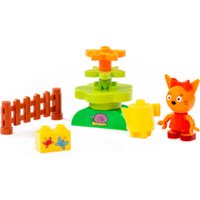 Конструктор Полесье Макси. Три кота. Карамелька и клумба 63752 (8эл)