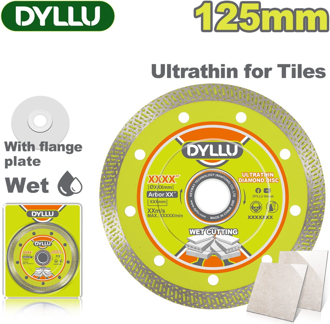 

Отрезной диск алмазный Dyllu DTDC4K03