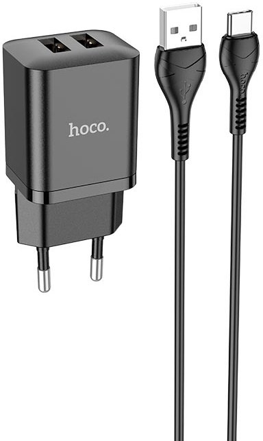 

Сетевое зарядное Hoco N25 USB Type-C (черный)