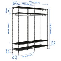 Стеллаж Ikea Omar S59487688