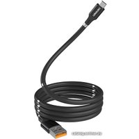 Кабель Denmen D11V USB Type-A - microUSB (1 м, черный)