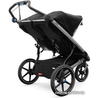 Коляска прогулочная «книга» Thule Urban Glide 2 Double (Jet Black)