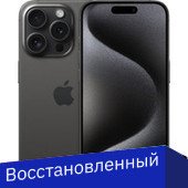 

Смартфон Apple iPhone 15 Pro 128GB Неиспользованный by Breezy, грейд N (черный титан)