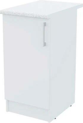 

Шкаф напольный Горизонт Настя 400 (белый)