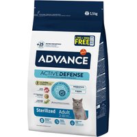 Сухой корм для кошек Advance Sterilized с индейкой (1.2кг+300г) в Гродно