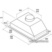 Кухонная вытяжка Jetair Viera Lux GR/A/72 PRF0174907