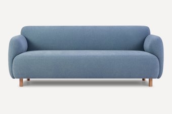 Divan Пайпел-3 Bucle Blue 255791 (синий)