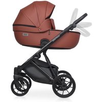 Универсальная коляска Riko Montana Ecco 3 в 1 (17, темно-бордовый)