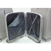 Чемодан-спиннер Mironpan 23107 (M, светло-серый)