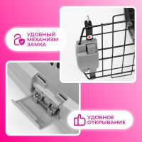 Переноска Sima-Land Неон 9343367 (серый)