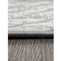 Ковер для жилой комнаты Merinos Sierra F351-OVAL-CREAM-BLUE (1.8х2.5)