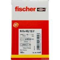 Дюбель-гвоздь Fischer N 6 x 40/10 F 513840 (100 шт)