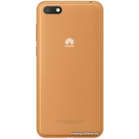 Телефон Huawei Y5 Lite DRA-LX5 (коричневая кожа)
