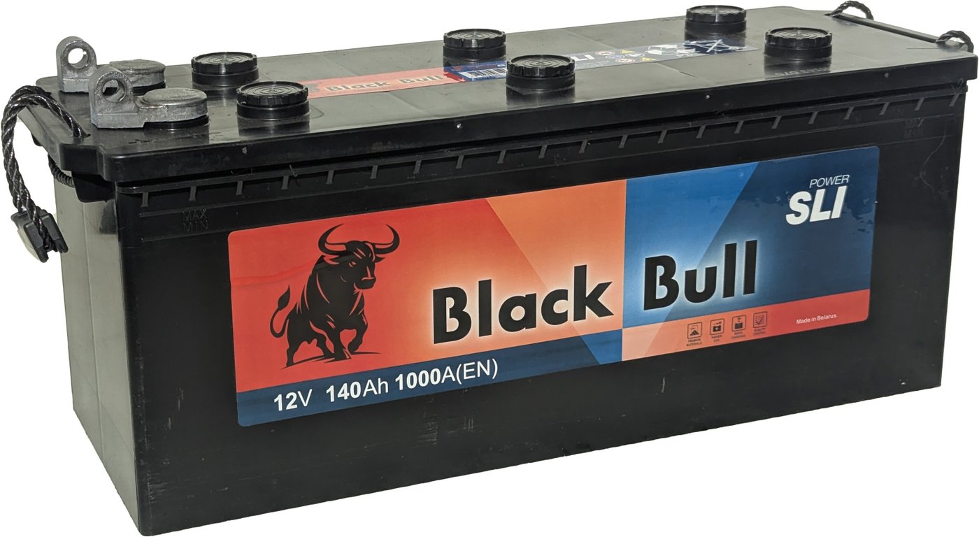 Автомобильный аккумулятор Black Bull (4) евро -/+ (140 А·ч)