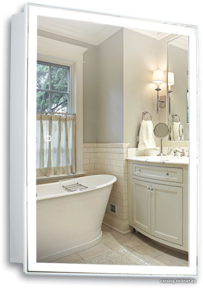 Silver Mirrors Шкаф с зеркалом Киотo flip 60х80 LED-00002474