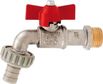 Запорная арматура ITAP GAR Шаровый сливной кран с нейлоновым штуцером 1/2" 1760012