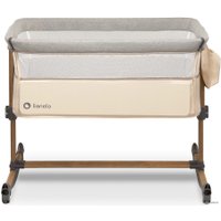 Приставная детская кроватка Lionelo Leonie (бежевый/песочно-серый)