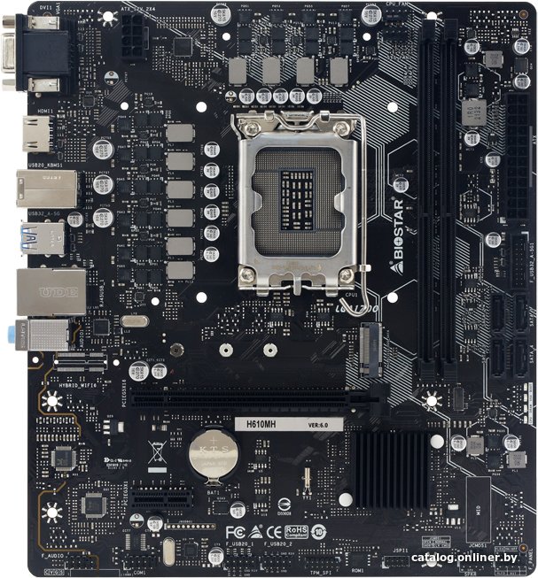Материнская плата BIOSTAR H610MH Ver. 6.0