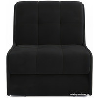 Кресло-кровать Мебель-АРС Барон №2 (велюр, черный НВ-178 17) в Барановичах