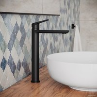 Смеситель Wellsee ICON! for life 182307000, отдельностоящий (матовый черный)