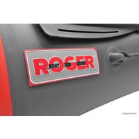 Моторно-гребная лодка Roger Boat Trofey 3500 (без киля, графит/красный)