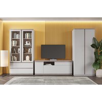 Шкаф-витрина Anrex Lima 2V2S (персидский жемчуг/мадура) в Гомеле