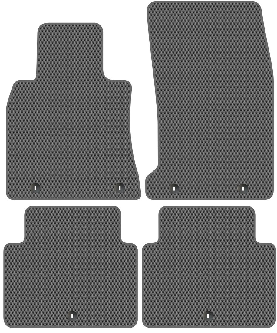 

Комплект ковриков для авто Alicosta Genesis G80 I (седан / DH) 2017 - 2020 (серый, ромб)