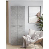 Шкаф распашной Горизонт Бонн 760 (бетон)