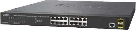 

Управляемый коммутатор 2-го уровня PLANET GS-4210-16T2S
