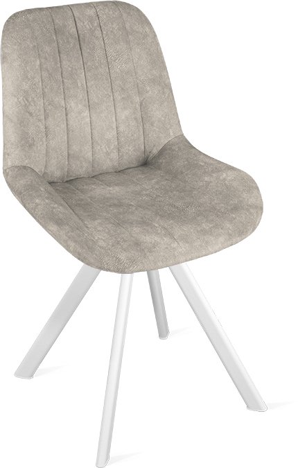 

Стул Трия Марвел К2 исп.2 (белый матовый/микровелюр Wellmart Dark Beige)