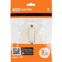 Выключатель перекрестный TDM Electric Ретро SQ1806-0507 (слоновая кость)