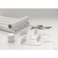 Стальной трубчатый радиатор Сунержа Эстет-0 EU50 правый 1200х225 5 секций (белый)