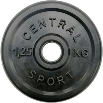 Диск Central Sport Обрезиненный 1.25 кг 26 мм