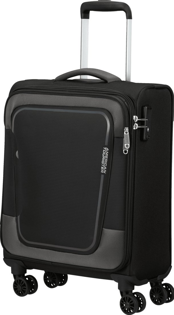 

Чемодан-спиннер American Tourister Pulsonic Asphalt Black 55 см
