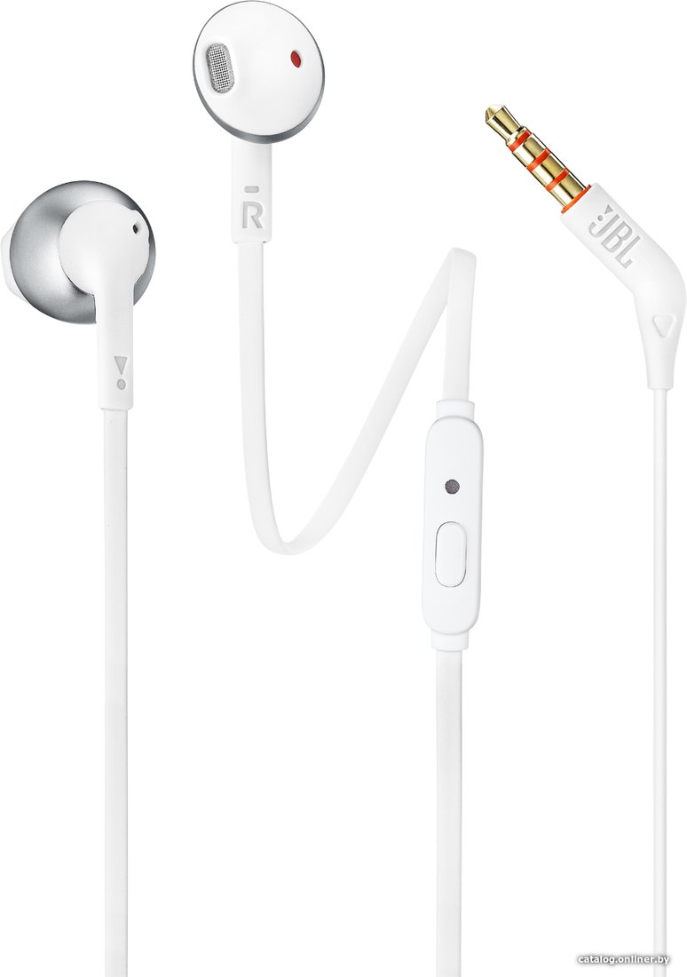 Наушники JBL Tune 205 (серебристый)