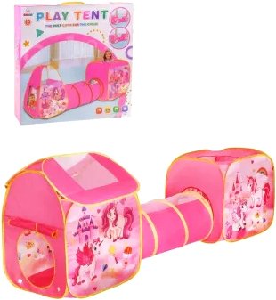 

Игровая палатка Наша Игрушка с туннелем 995-5005-3