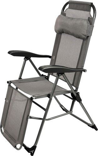 Шезлонг Nika складной К3 (графитовый)