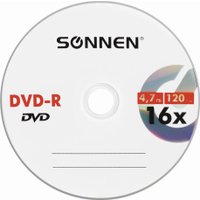 DVD-R диск Sonnen 4.7Gb 16x 512574 (50 шт.)