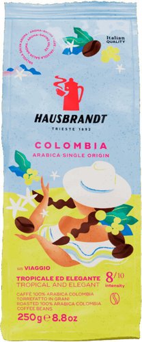 Кофе Hausbrandt Colombia зерновой 250 г