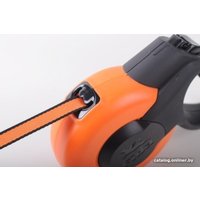 Поводок-рулетка Fida Mars лента 3 м XS 66088 (оранжевый/черный)