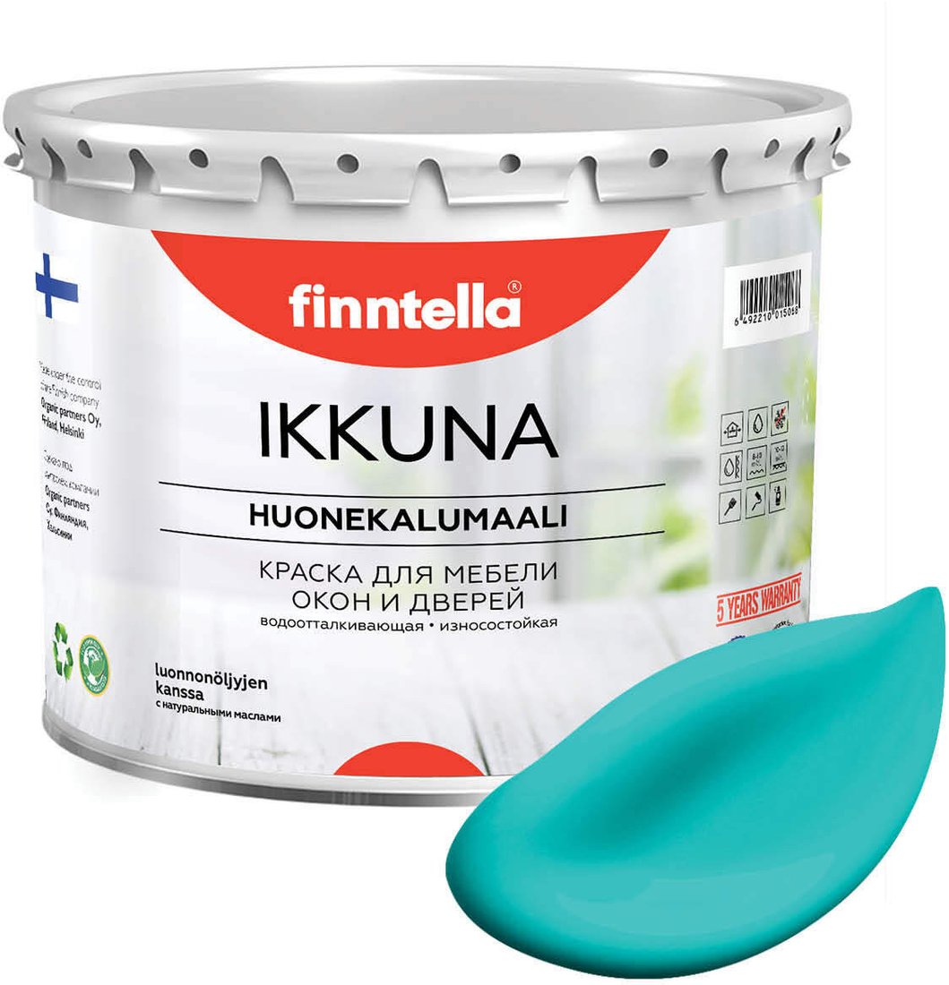 

Краска Finntella Ikkuna Akvamariini F-34-1-3-FL133 2.7 л (бирюзовый)